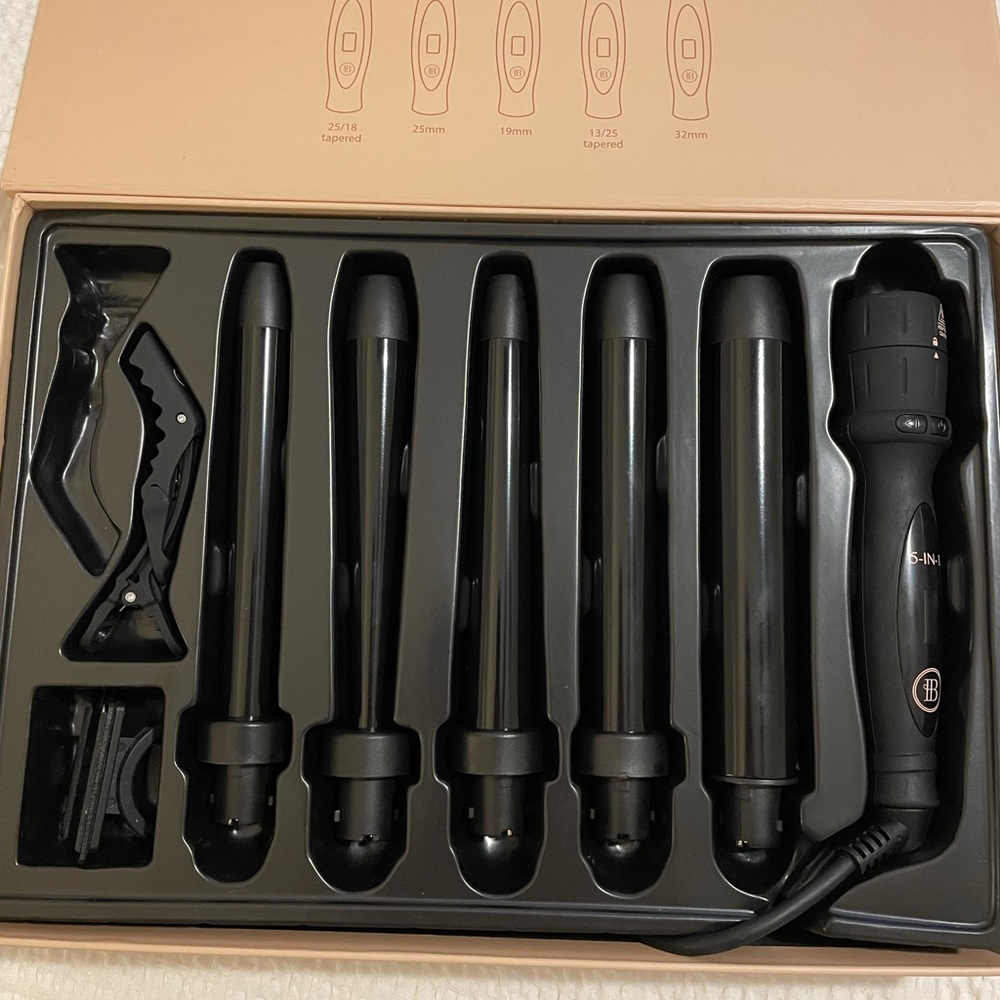 Bombay Hair 5 in 1 Curling Wand